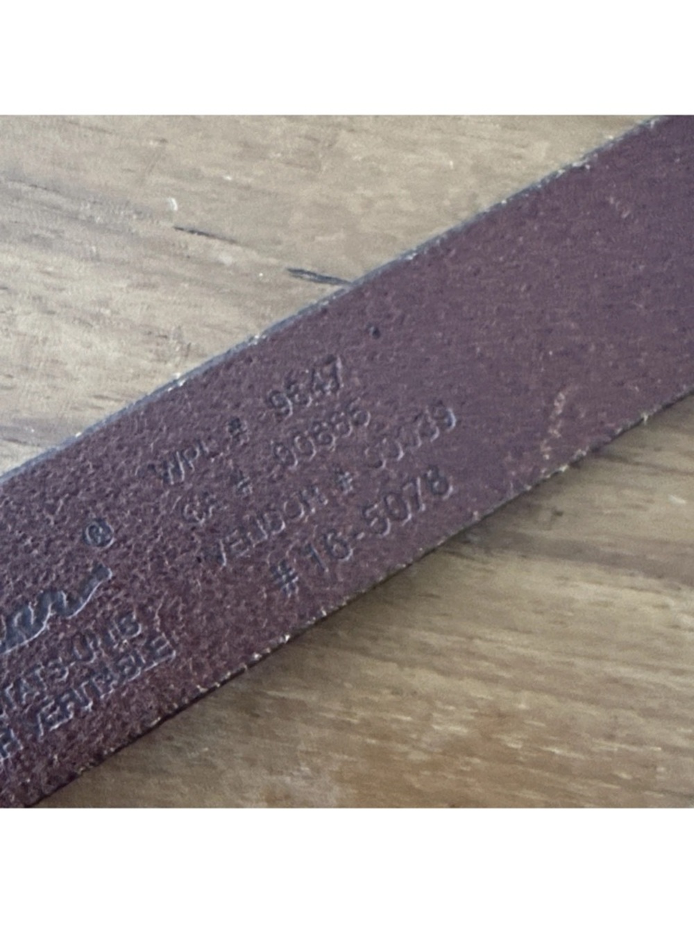 Vintage Eddie Bauer Solid Brass Buckle Brown Italian Leather Waist Belt M - Picture 6 of 10